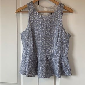 Anthropologie peplum top